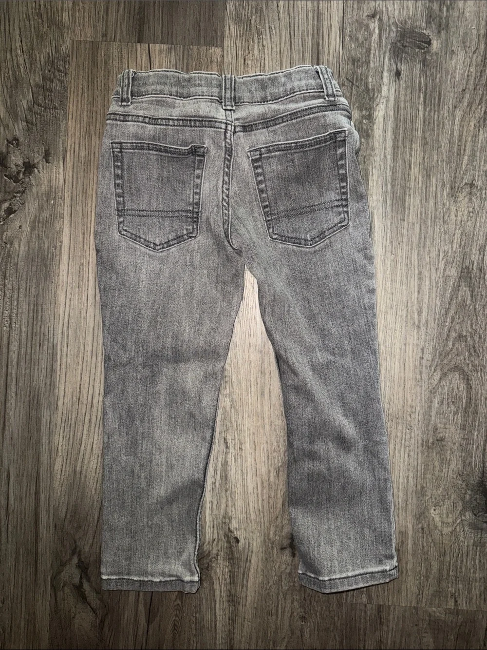 BUNDLE of 3– Cat & Jack Boys Denim Jeans Set - Dark Blue, Light Blue & Gray